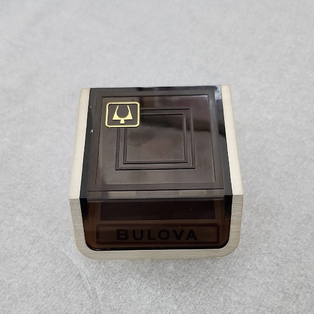 Vintage Bulova Watch Presentation Storage Box - Picture 2 of 13